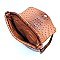 Bee Charm Color Block Striped Ostrich Cross Body MH-L0192