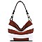 Fashion Striped Classic Bucket Bag
