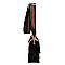 Monogram Color Block Top Flap Cross Body Satchel