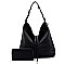Braided Handle 2-in-1 Shoulder Bag