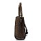 STUDDED 3 IN 1 TOTE OSTRICH