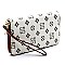 2 IN 1 MONOGRAMMED COLOR BLOCK SATCHEL