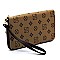 2 IN 1 MONOGRAMMED COLOR BLOCK SATCHEL