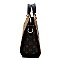 2 IN 1 MONOGRAMMED COLOR BLOCK SATCHEL