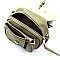 ROUND BRAIDED FLAP BOHEMIAN CROSS BODY