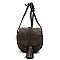 ROUND BRAIDED FLAP BOHEMIAN CROSS BODY