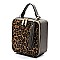 MEDIUM BOXY LEOPARD PRINT SATCHEL