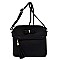Bow Tassel Zipper Crossbody Bag