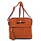 Bow Tassel Zipper Crossbody Bag