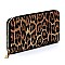 Leopard Zipper 2-in-1 Shoulder Bag Hobo