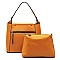 Fashion Zipper 2-in-1 Shoulder Bag