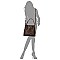 Python Snake Skin 2-in-1 Shoulder Bag Hobo