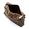 Python Snake Skin 2-in-1 Shoulder Bag Hobo