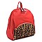 Leopard Colorblock 3-in-1 Backpack