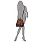 Leopard Colorblock 3-in-1 Backpack