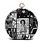 Michelle Obama Metal Frame Cross Body Clutch