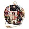 Michelle Obama Metal Frame Cross Body Clutch
