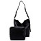 Fashion Twist Lock 2-in-1 Shoulder Bag