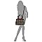 Leopard Colorblock 2-in-1 Satchel