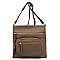 Multi-Pocket Cross Body Messenger