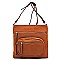 Multi-Pocket Cross Body Messenger