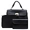 Fashion Twist Lock 3-in-1 Satchel