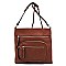 Multi-Pocket Cross Body Messenger