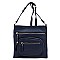 Multi-Pocket Cross Body Messenger