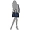 Fashion Twist Lock 3-in-1 Satchel