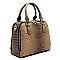 Ostrich Croc 2-in-1 Boxy Satchel