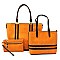 Laser Cut Stripe 3-in-1 Shopper