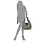 Python Snake Skin 2-in-1 Shoulder Bag