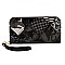 Glossy Animal Patchwork Printed 2-in-1 Shoulder Bag