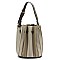 Multi Accordion Stripe 2-in-1 Bucket Bag