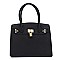 Saffiano Textured Padlock 2-in-1