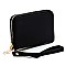 Saffiano Textured Padlock 2-in-1