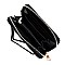 Saffiano Textured Padlock 2-in-1