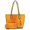 Croc Alligator 2-in-1 Shopper & Wallet Set