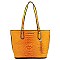 Croc Alligator 2-in-1 Shopper & Wallet Set