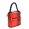 2 in 1 Alligator Skin Satchel & Wallet Set