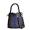 2 in 1 Alligator Skin Satchel & Wallet Set