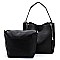 Fashion Zipper Python 2-in-1 Bucket