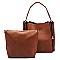 Fashion Zipper Python 2-in-1 Bucket