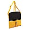 Monogram Print Tassel Accent Cross Body