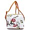 Dome Flower Printed Crossbody Bag