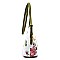 Dome Flower Printed Crossbody Bag