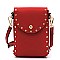 Fashion Studded Cell Phone Purse