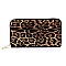 Fashion Leopard Trim 2-in-1 Shoulder Bag & Wallet Set