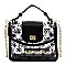 Transparent Monogram Twist Lock Crossbody Bag Satchel