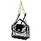 Transparent Monogram Twist Lock Crossbody Bag Satchel
